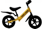 Детский велобег Take&Ride на полиуретановых колесах EVA с крыльями желто-черный RB-50 