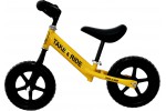 Детский беговел Take&Ride на полиуретановых колесах EVA RB-50 желто-черный от 2 лет.