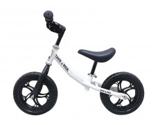 Детский велобег Take&Ride на полиуретановых колесах EVA RB-40 бело-черный