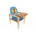 Детский деревянный стульчик для кормления, стульчик-трансформер "Щенячий патруль".