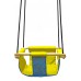 Качель детская подвесная тканевая "Кенгуренок" Take&Ride желто-голубая в сумке.